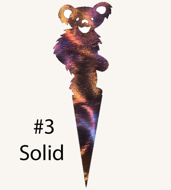 Grateful Dead Dancing Bear Garden Stake Metal Art