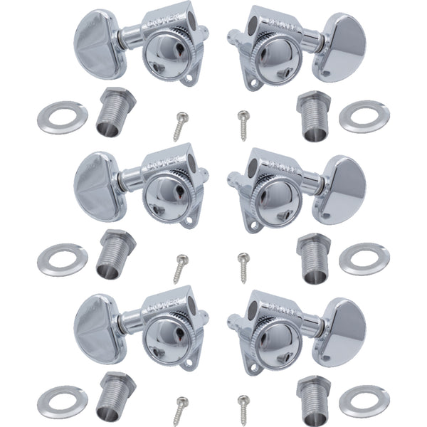 Tuners - Grover, Rotomatic Roto-Grip locking, 3 per side