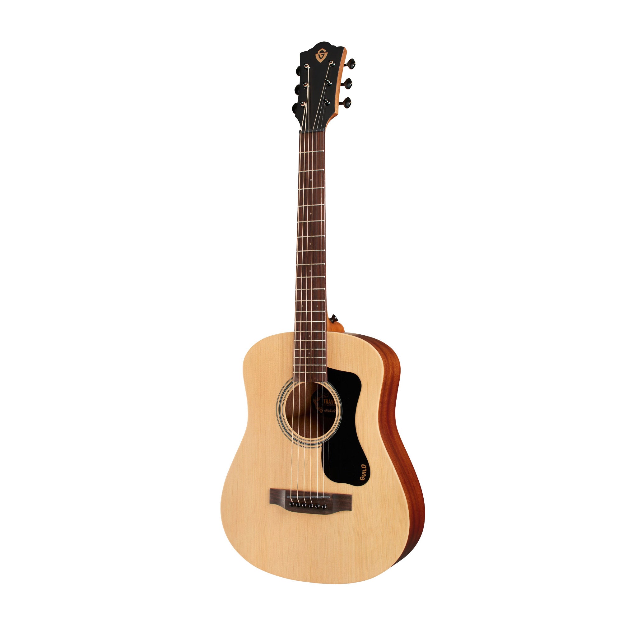 Guild Travel Spruce Mini Dreadnought Acoustic Guitar – Sitka Spruce Top w/ Gig Bag