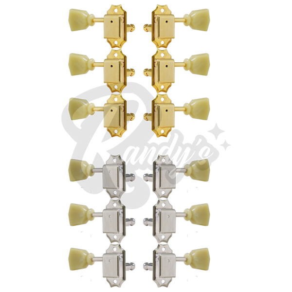 "Vintage Tone Revival" Tuners by Gotoh® w/ Keystone Buttons (Tall Posts) - Fits Gibson®