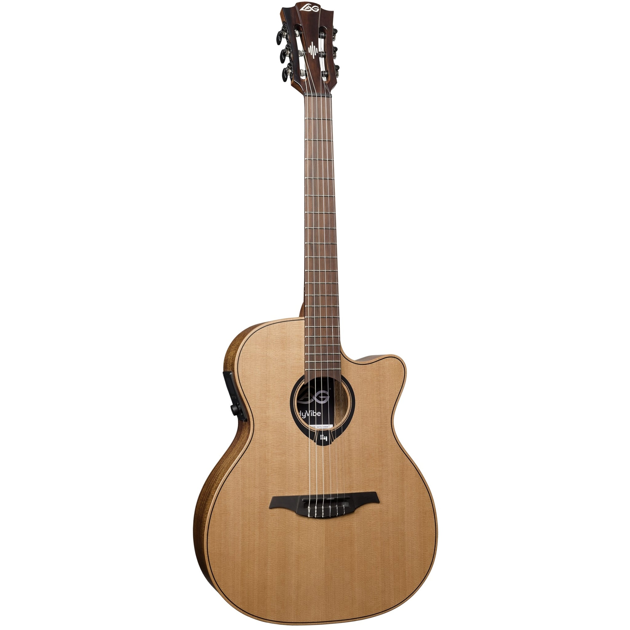Lag HyVibe 10 Smart Guitar – Dreadnought Cutaway Acoustic-Electric with Bluetooth