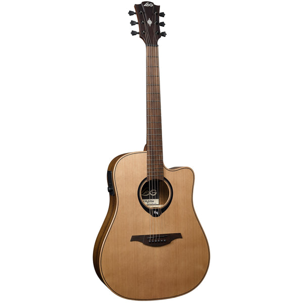 Lag HyVibe 10 Smart Guitar – Dreadnought Cutaway Acoustic-Electric with Bluetooth