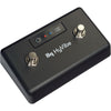Black guitar effects pedal with 'HyVibe' branding on a white background