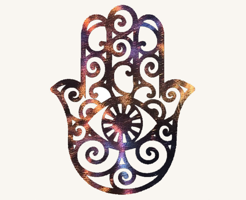 Hamsa Metal Art