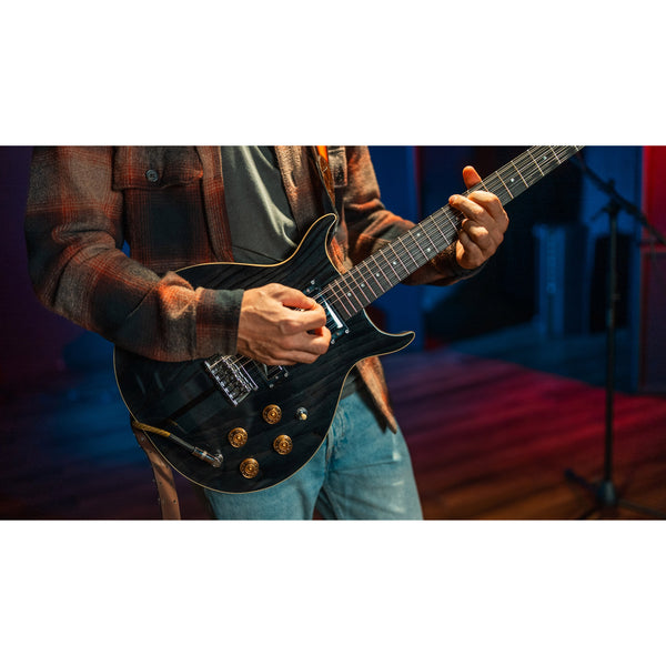 Washburn H12TB Wing Series Hawk 12-String Electric Guitar – Trans Black