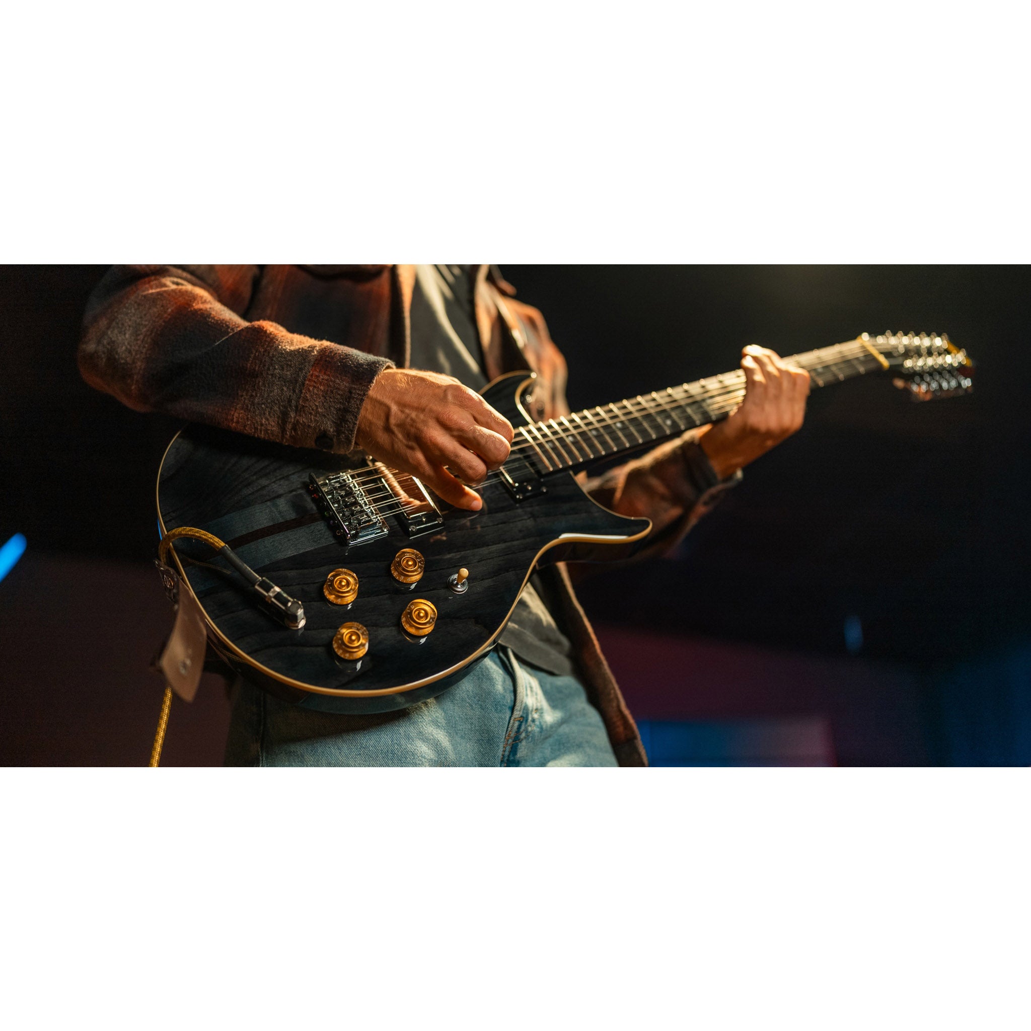 Washburn H12TB Wing Series Hawk 12-String Electric Guitar – Trans Black