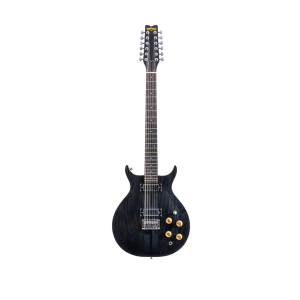 Washburn H12TB Wing Series Hawk 12-String Electric Guitar – Trans Black