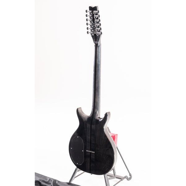 Washburn H12TB Wing Series Hawk 12-String Electric Guitar – Trans Black