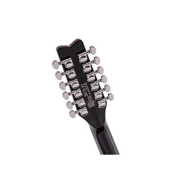 Washburn H12TB Wing Series Hawk 12-String Electric Guitar – Trans Black