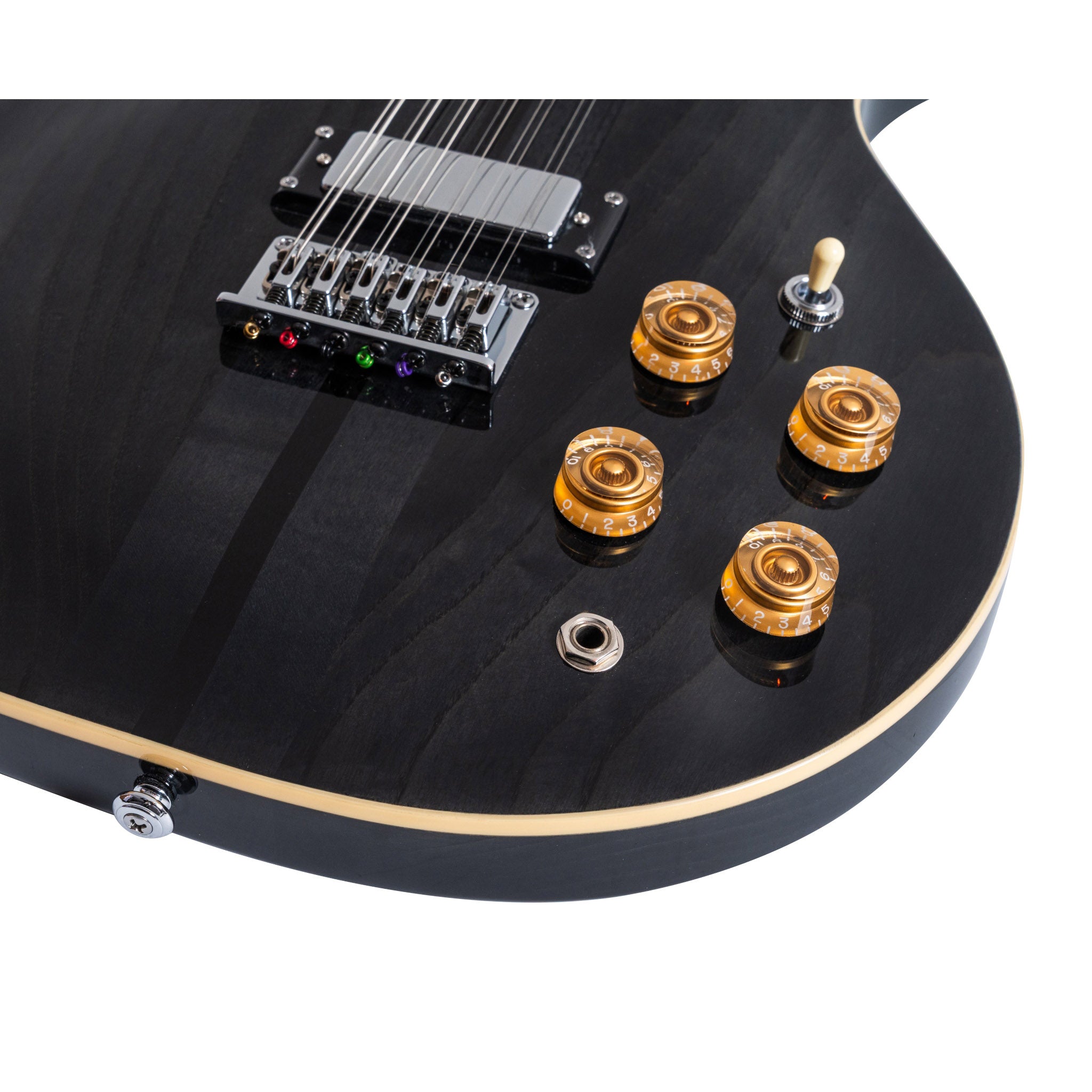 Washburn H12TB Wing Series Hawk 12-String Electric Guitar – Trans Black