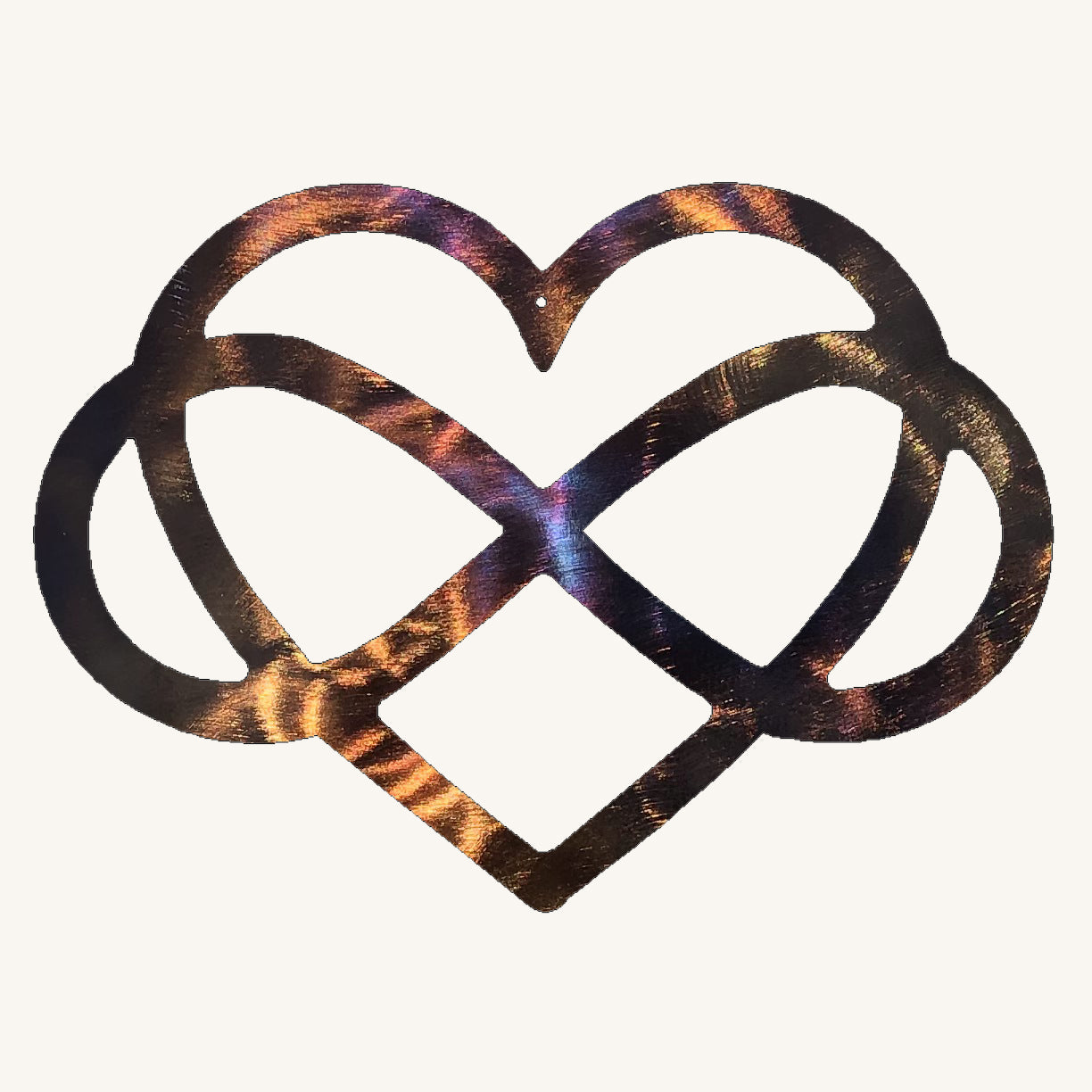 Heart Infinity Metal Art