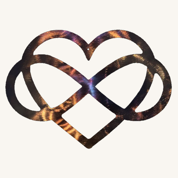 Heart Infinity Metal Art