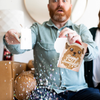 Endless Dog Christmas Card with Glitter