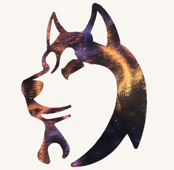 Husky Metal Art
