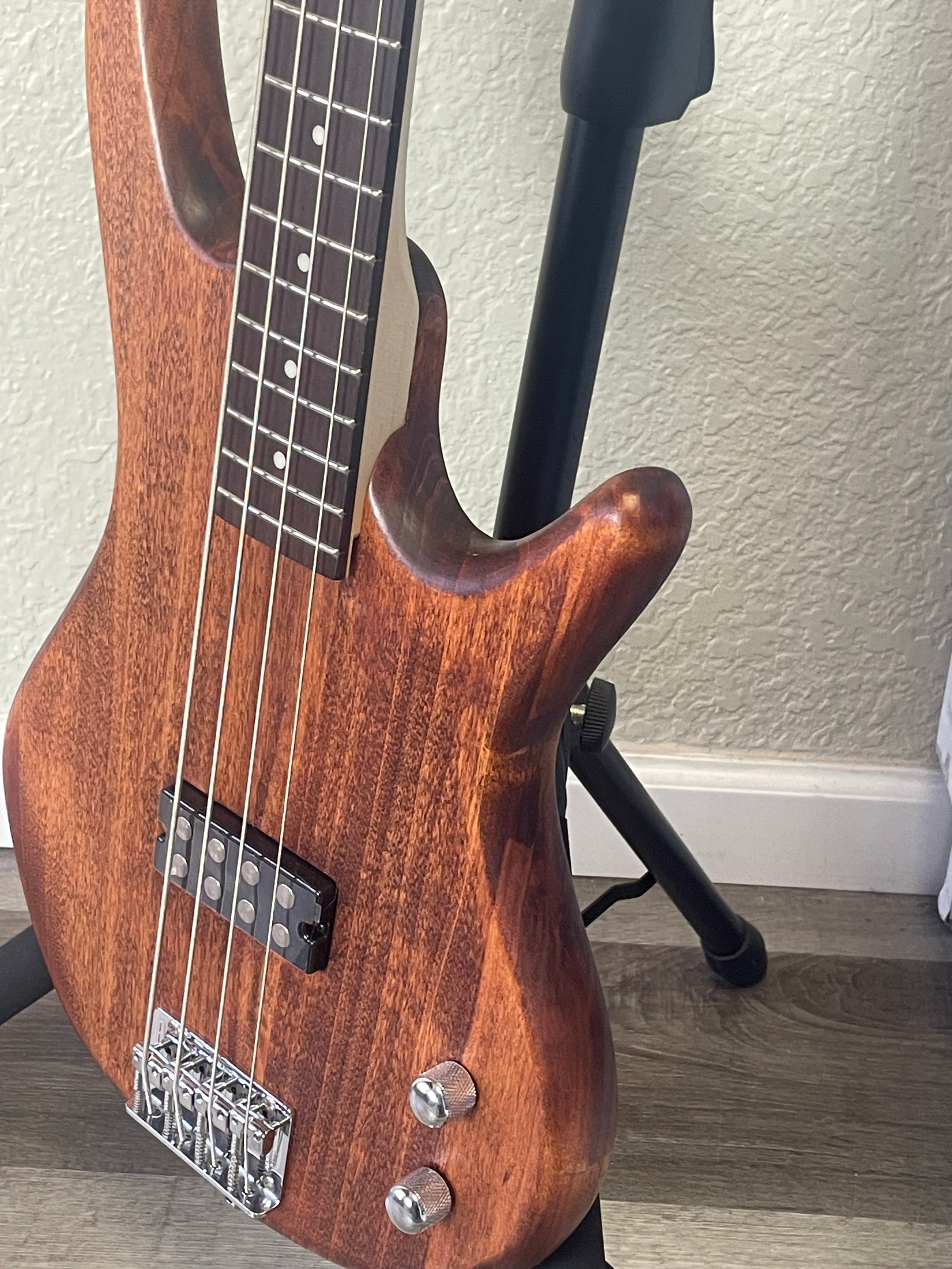 Ibanez GSR100EX Gio SR 4-String Electric Bass - Mahogany Oil