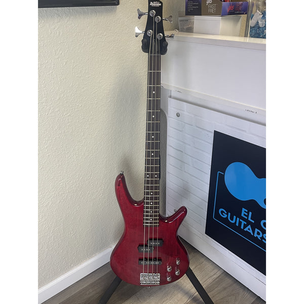 Ibanez GSR200 Gio SR 4-String Electric Bass - Transparent Red