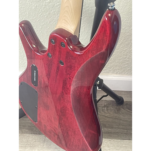 Ibanez GSR200 Gio SR 4-String Electric Bass - Transparent Red