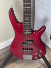 Ibanez GSR200 Gio SR 4-String Electric Bass - Transparent Red