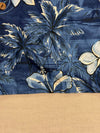 Two Palms Mens Hawaiian Shirt Plumeria Made in Hawaii Shirt