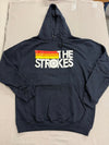 The Strokes Band Logo Hoodie - Strokes Classic Logo Navy L