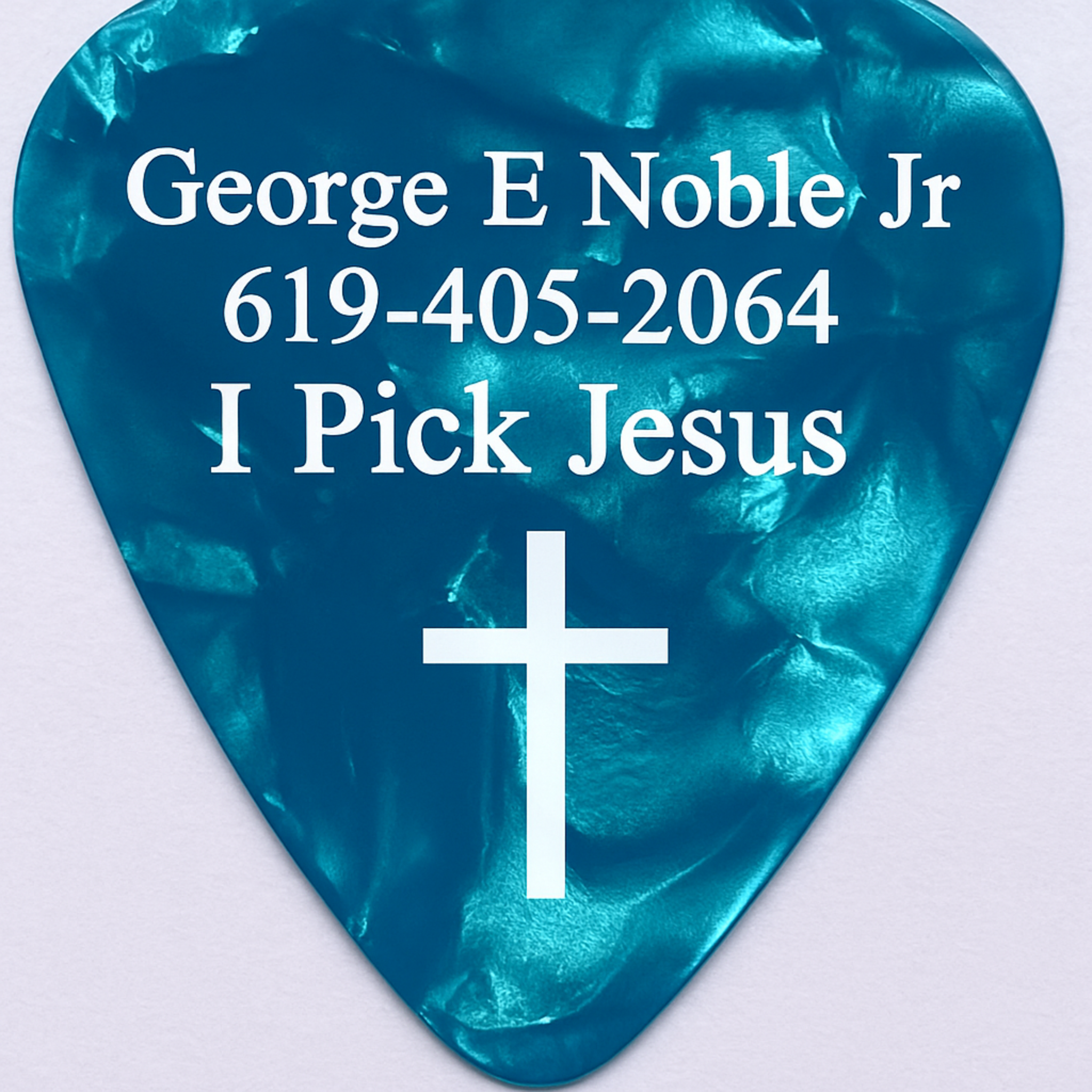 Custom ORDER 1000 Guitar Picks — George Noble Jr