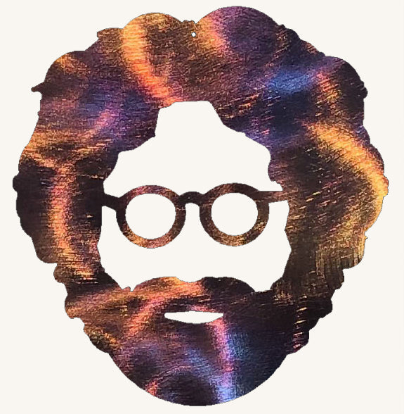 Jerry Garcia Face Christmas Ornament