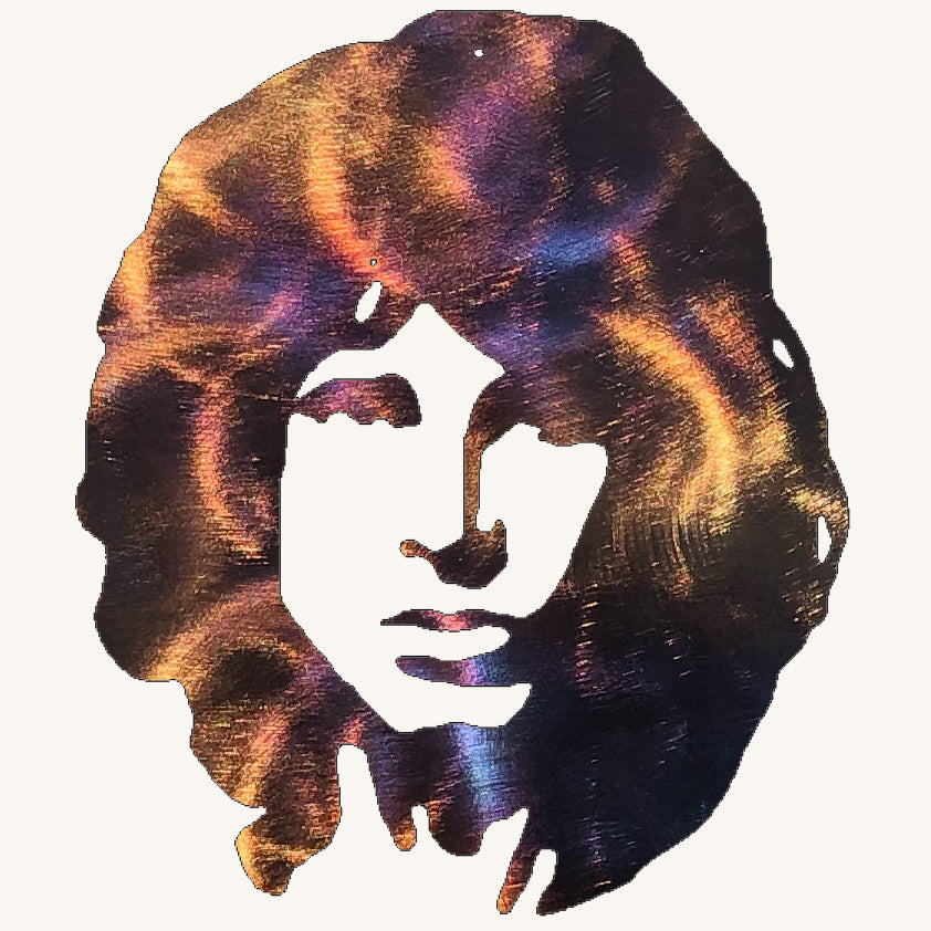 Jim Morrison Metal Art Sculpture
