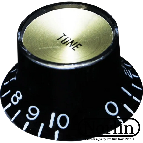 Embossed Top Hat Reflector Tone Knob for Gibson® Guitars