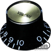 Embossed Top Hat Reflector Volume Knob for Gibson® Guitars