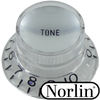 Embossed Low Top Hat Reflector Tone MOD Knob for Gibson® Guitars