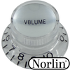 Embossed Low Top Hat Reflector Volume MOD Knob for Gibson® Guitars