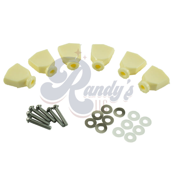 Kluson Replacement Tuner Buttons for Firebird® "Banjo" Series (6-Pack) - Fits Gibson®