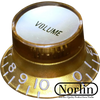 Embossed Top Hat Reflector Volume Knob for Gibson® Guitars