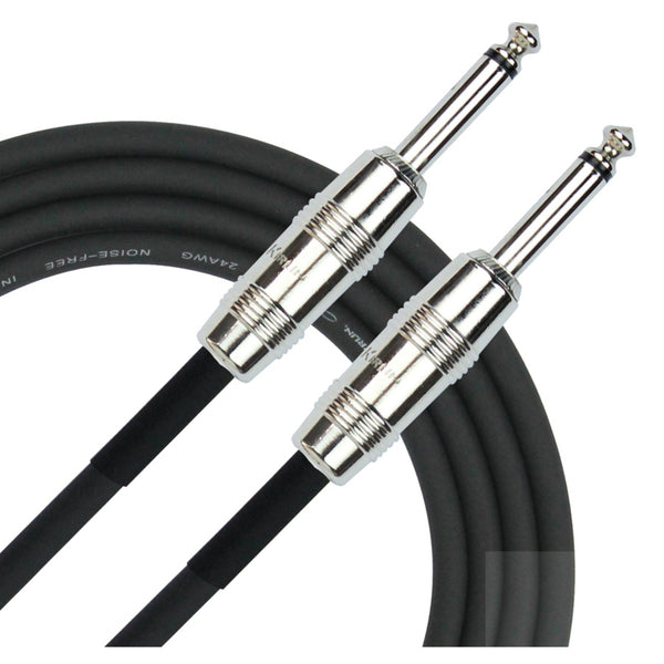 KIRLIN INSTRUMENT CABLE 20' 20AWG 1/4" MONO PLUG