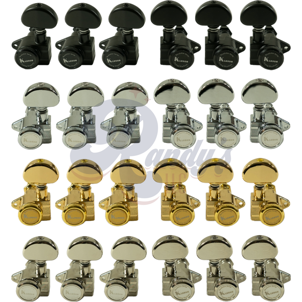 Kluson Tuners (Revolution Series) Locking E-Mount (L3+R3) - Fits Gibson®