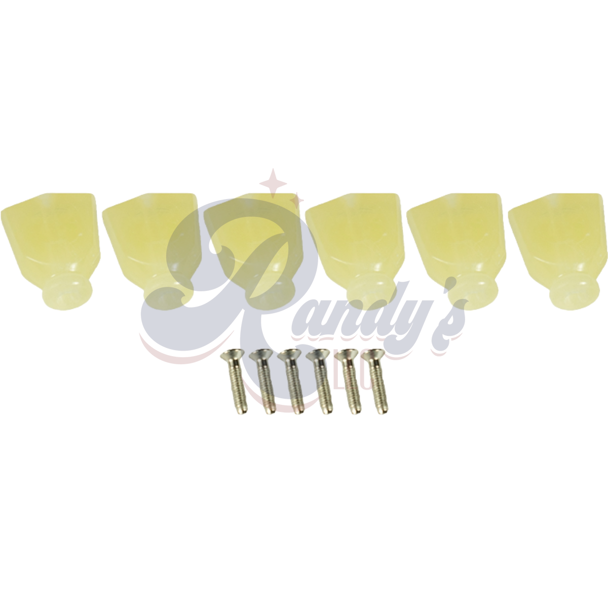 Kluson Replacement Tuner Buttons for Revolution & Plus Series (6-Pack) Keystone - Fits Grover®
