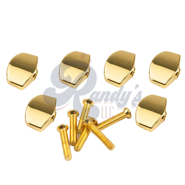 Kluson Replacement Tuner Buttons for Contemporary Diecast Series (6-Pack) Large Traditional - Fits Gibson® CLOSEOUT