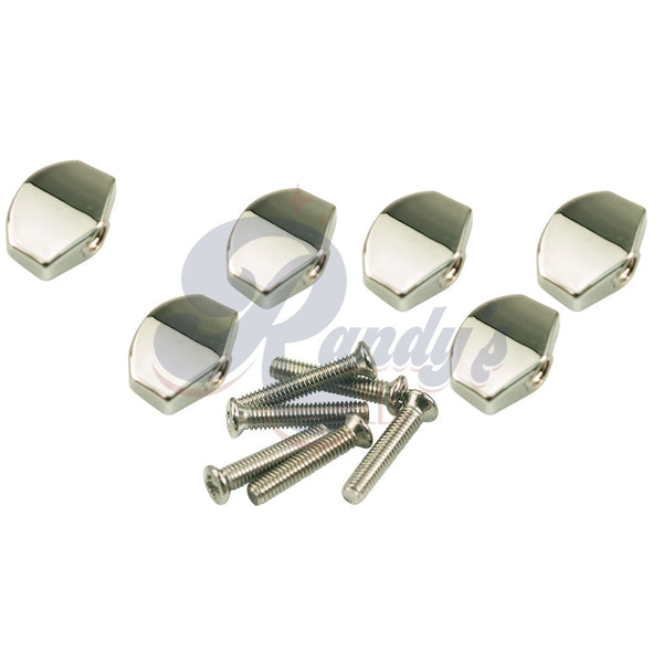 Kluson Replacement Tuner Buttons for Contemporary Diecast Series (6-Pack) Small Traditional