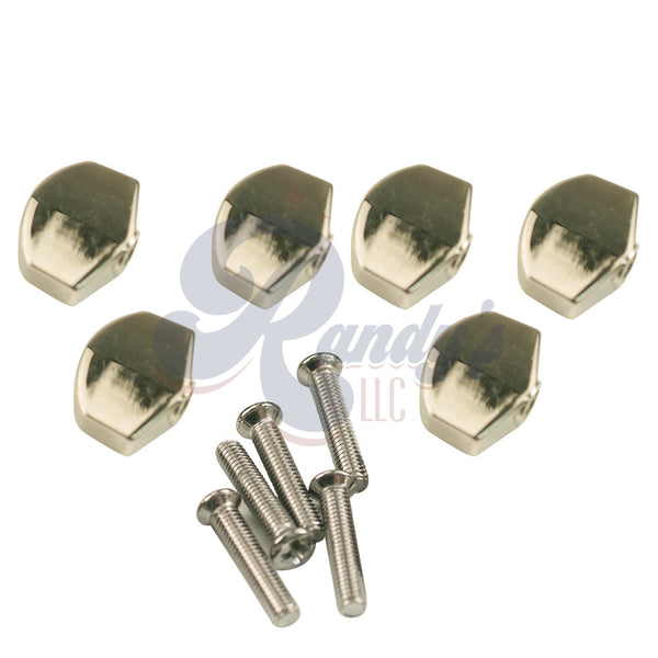 Kluson Replacement Tuner Buttons for Contemporary Diecast Series (6-Pack) Small Traditional