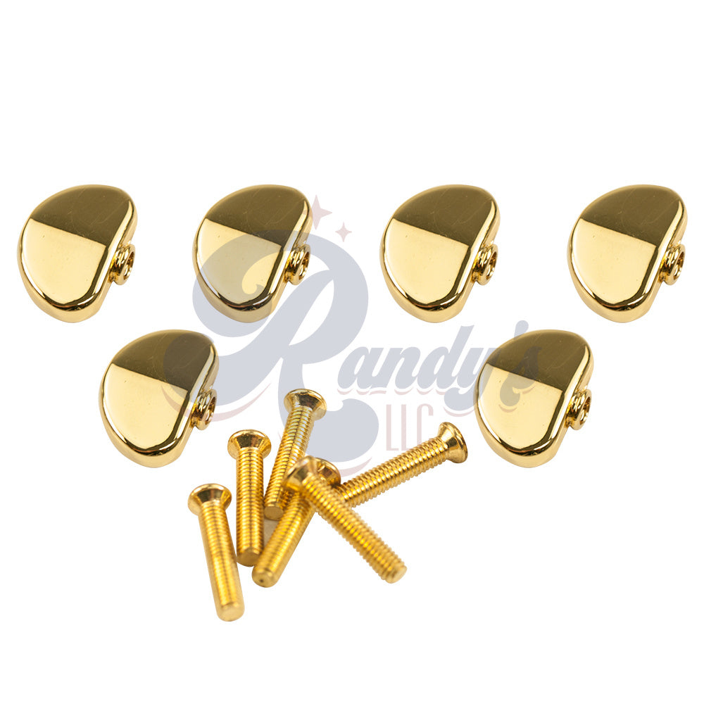 Kluson Replacement Tuner Buttons for Contemporary Diecast Series (6-Pack) Kidneybean - Fits Gibson®
