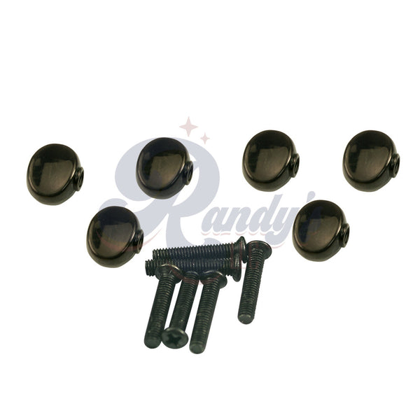 Kluson Replacement Tuner Buttons for Revolution & Plus Series (6-Pack) Small Oval - Fits Grover®