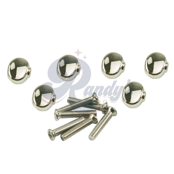 Kluson Replacement Tuner Buttons for Revolution & Plus Series (6-Pack) Small Oval - Fits Grover®