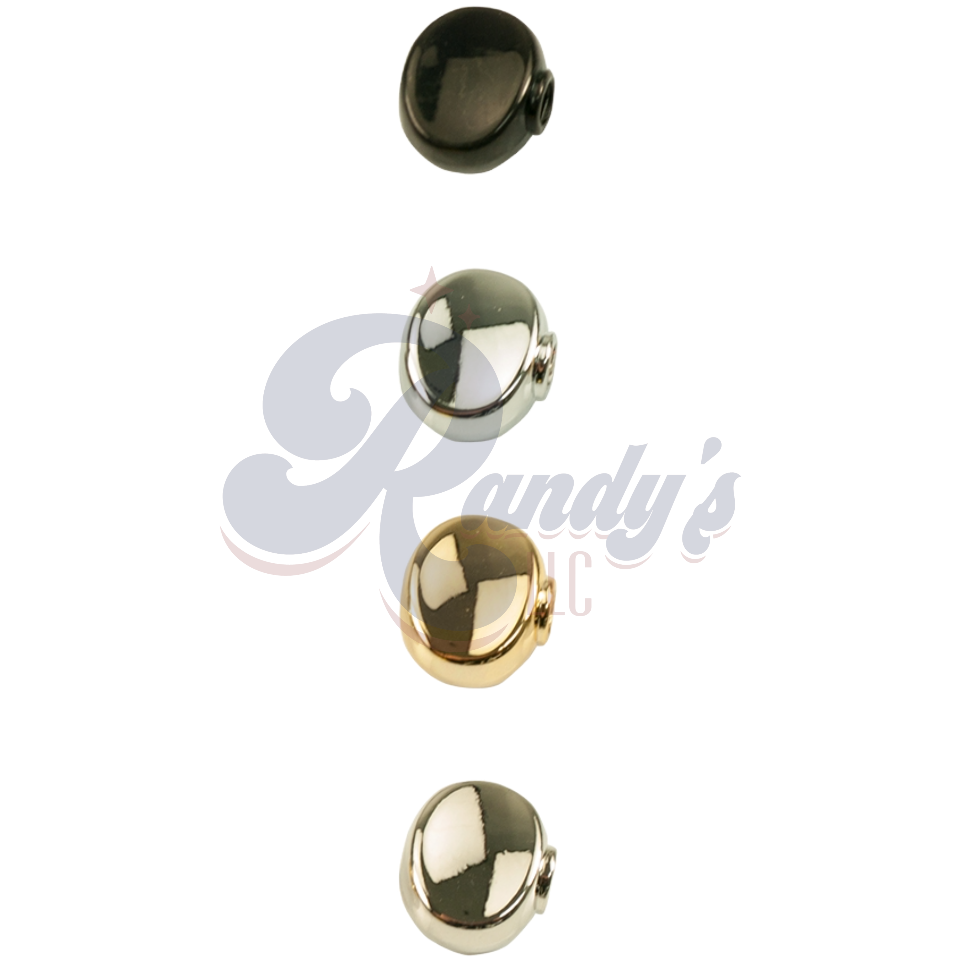 Kluson Replacement Tuner Buttons for Revolution & Plus Series (6-Pack) Small Oval - Fits Grover®