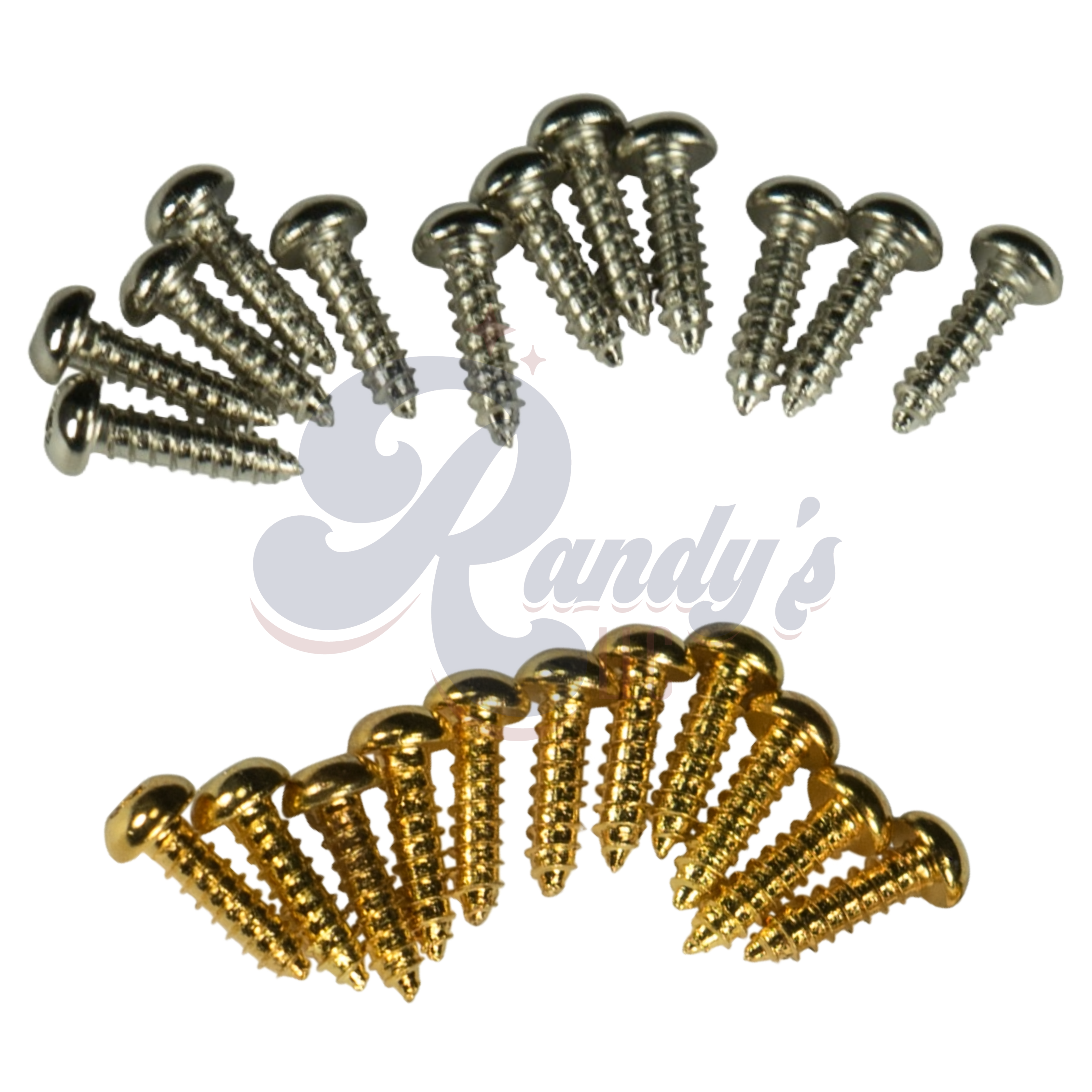 Kluson Mounting Screws for Deluxe or Supreme Series Tuning Machines - Fits Gibson®