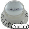 Embossed Low Top Hat Reflector Volume MOD Knob for Gibson® Guitars