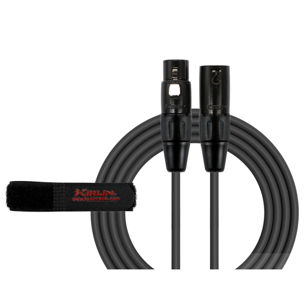 Kirlin Cable MPC Microphone Cable, XLR, BLACK, 25FT (MPC-270PB-25/BK)