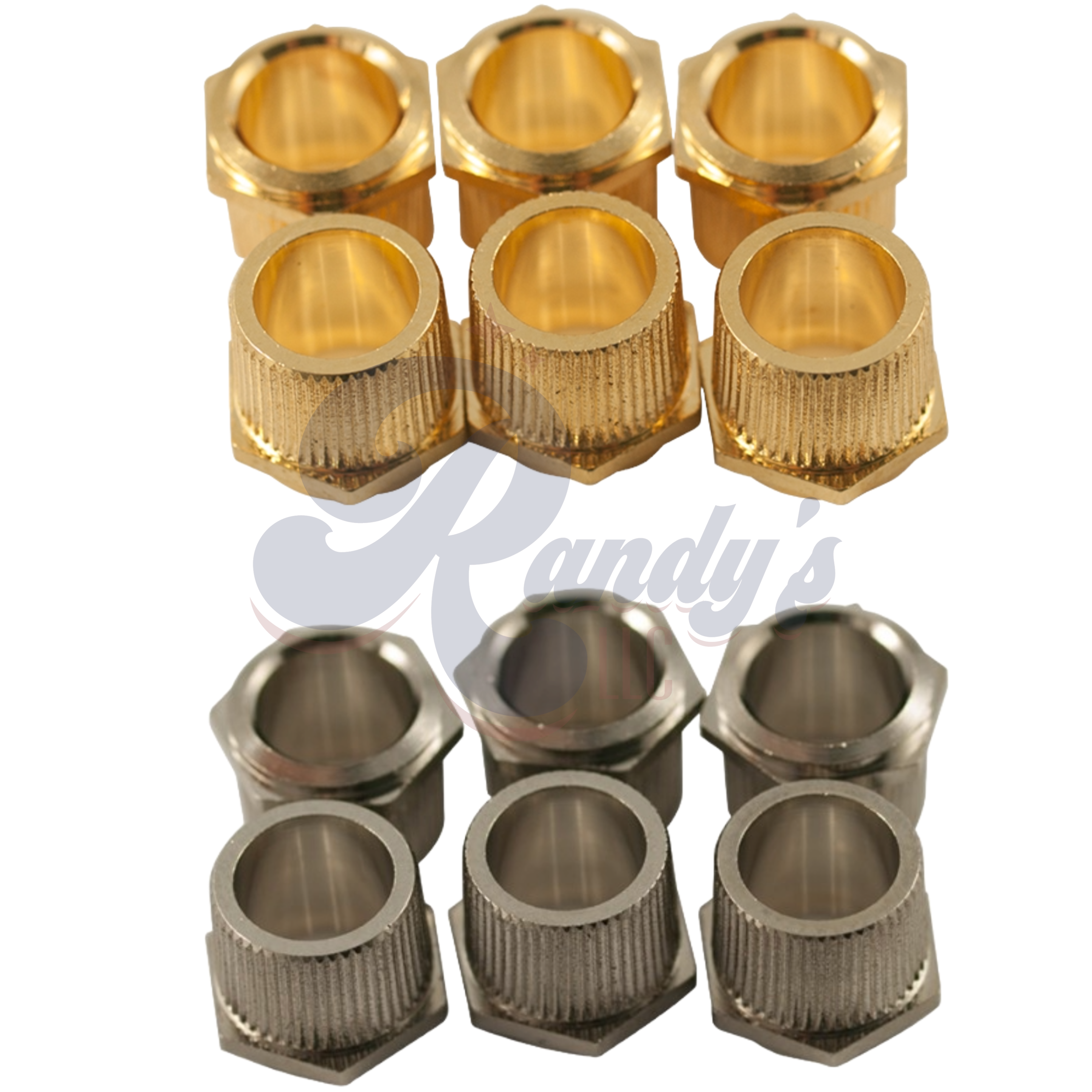 Kluson Replacement Tuner Hex Bushings for Deluxe & Supreme Series (6-Pack) - Fits Gibson®