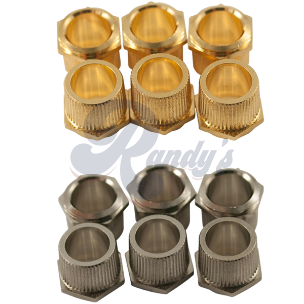 Kluson Replacement Tuner Hex Bushings for Deluxe & Supreme Series (6-Pack) - Fits Gibson®