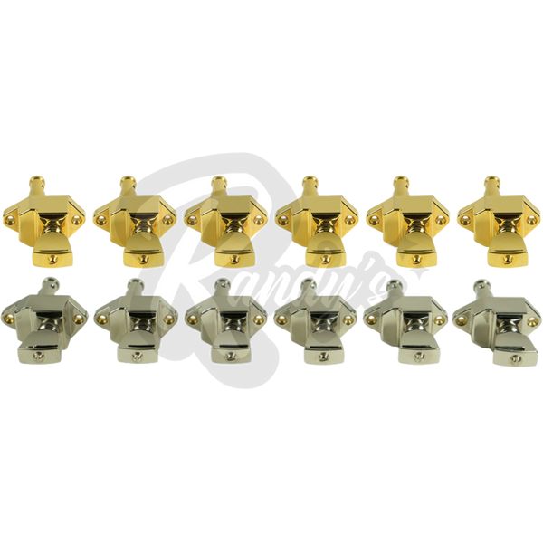 Firebird® "Banjo" Tuners (Vintage Diecast Series) 6-In-Line - Fits Gibson®