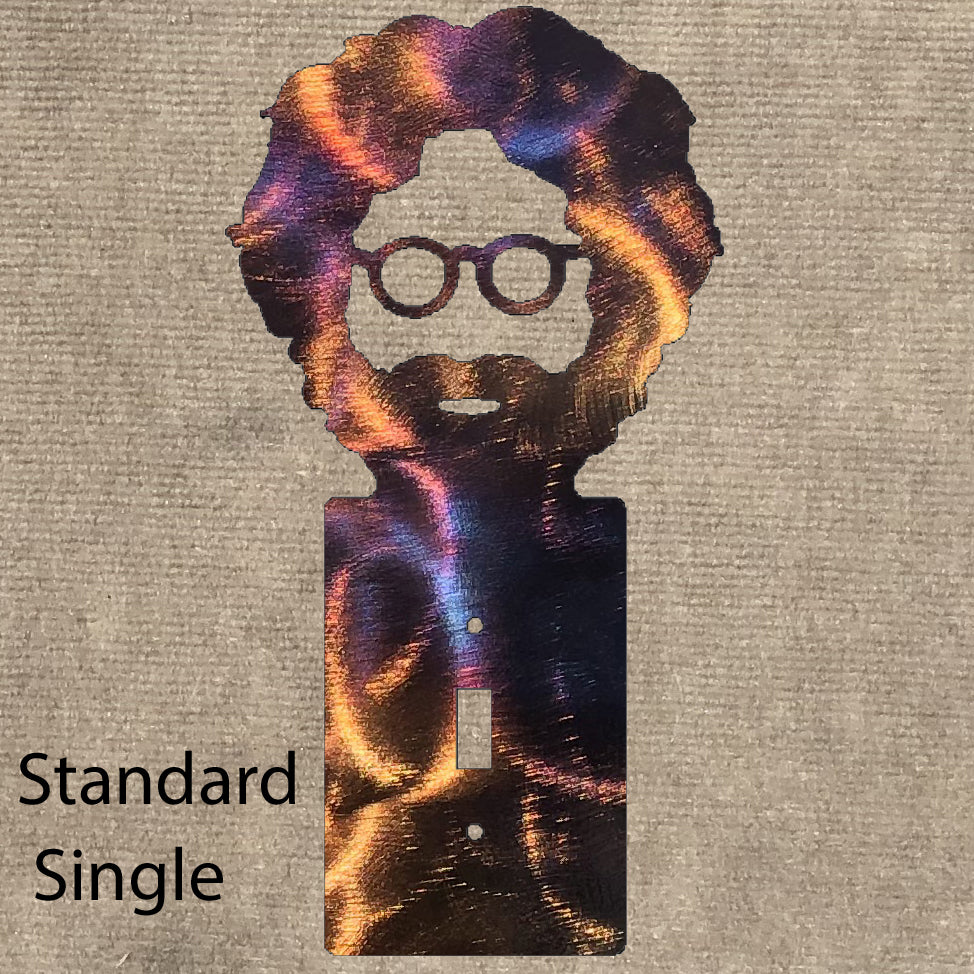 Jerry Garcia / Grateful Dead Light Switch Cover Metal Art